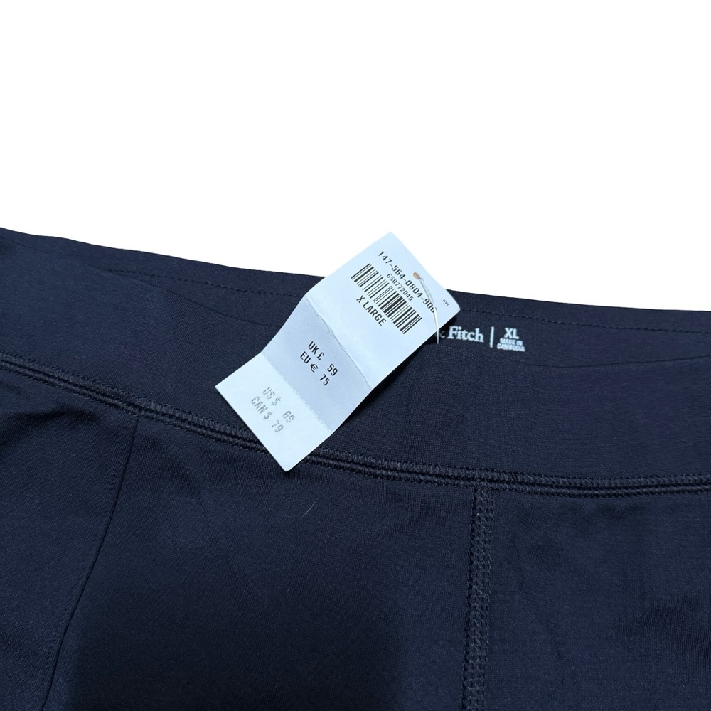 Women’s Brand New Abercrombie & Fitch Stir Up Athletic Black Leggings Size XL - Picture 5 of 8